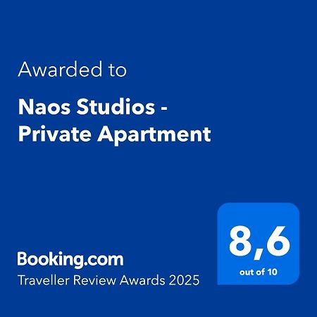 Naos Studios - Private Apartment Kávos Eksteriør bilde